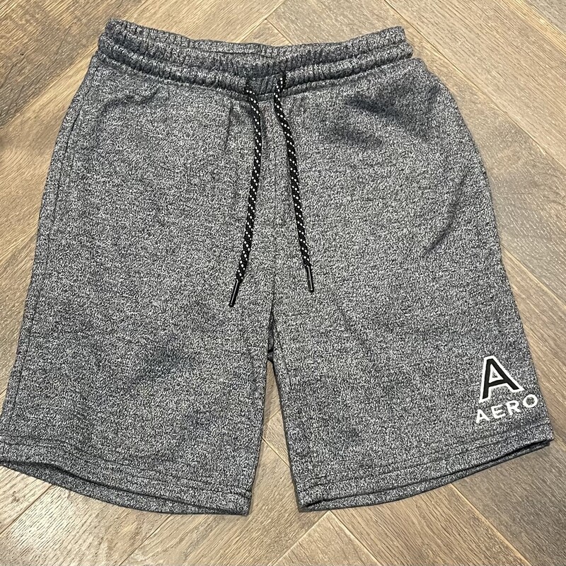 Aeropostal Shorts, Grey, Size: 10Y