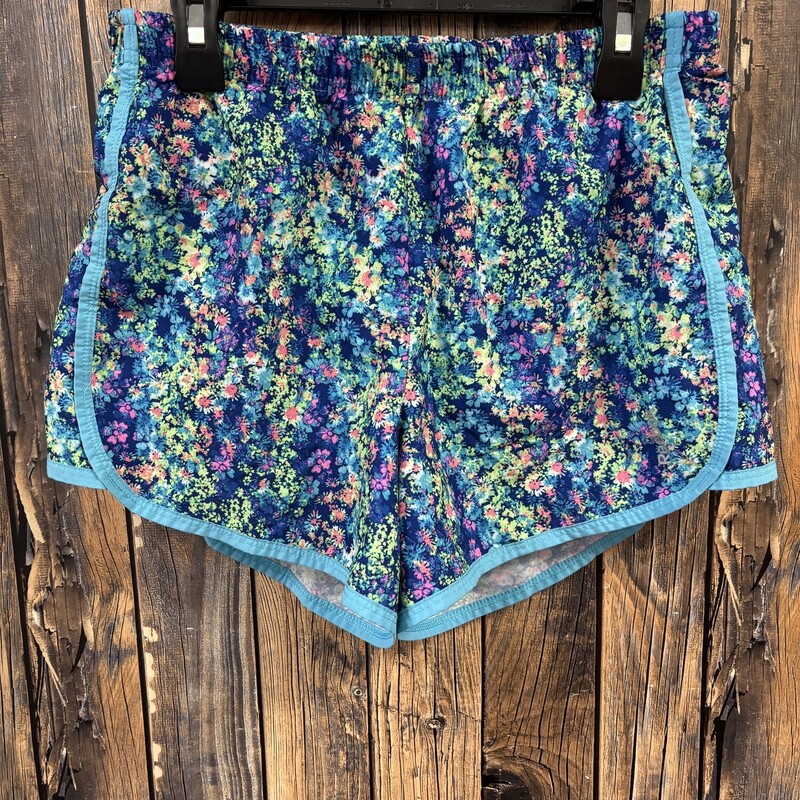 Colorful Flower Shorts, Reebok,  Size: L 12-14