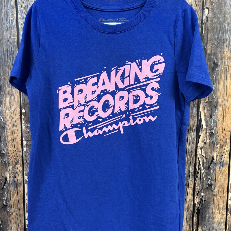 Blue Champion Shirt, Size: 7/8