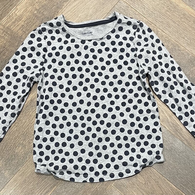 Baby Gap Ls Tee, Polka, Size: 5Y
