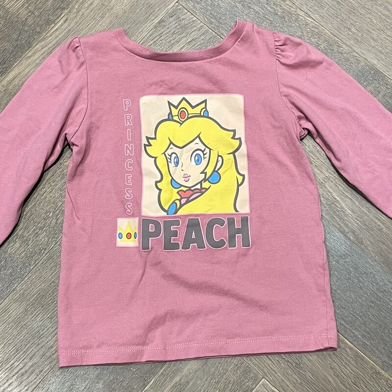 Super Mario Peach Ls Tee