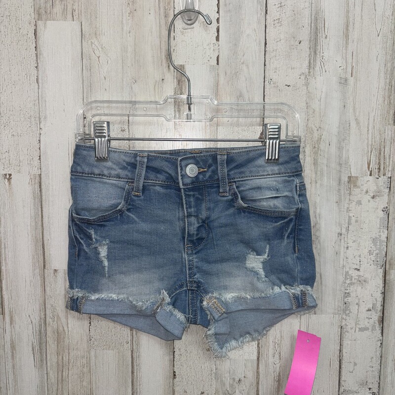 7 Denim Cut Off Shorts, Denim, Size: Girl 7/8