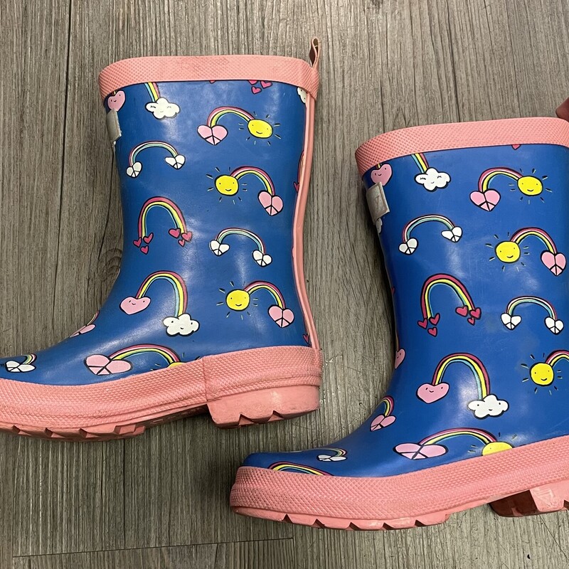Hatley Rainbow Rain Boots, Multi, Size: 11Y