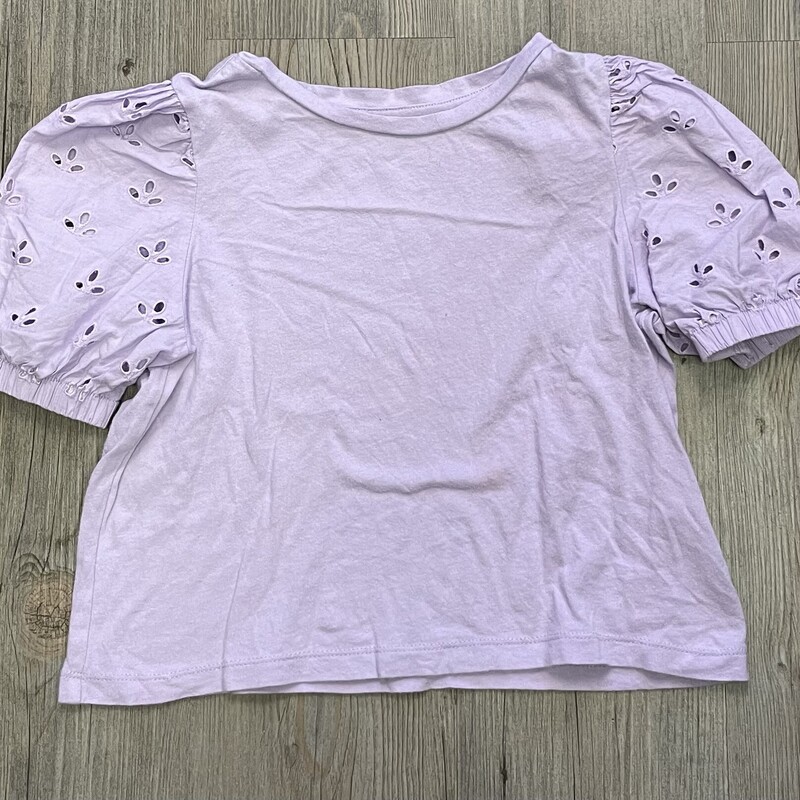 Gap Eyelet Tee, Lavender, Size: 6-7Y