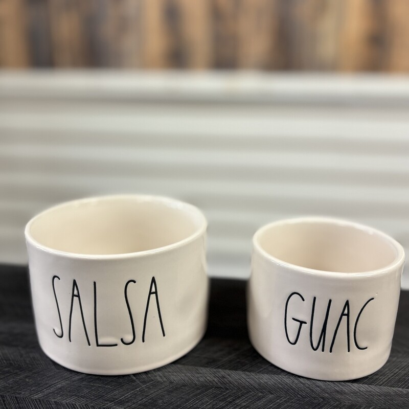 Rae Dunn Guac & Salsa Set