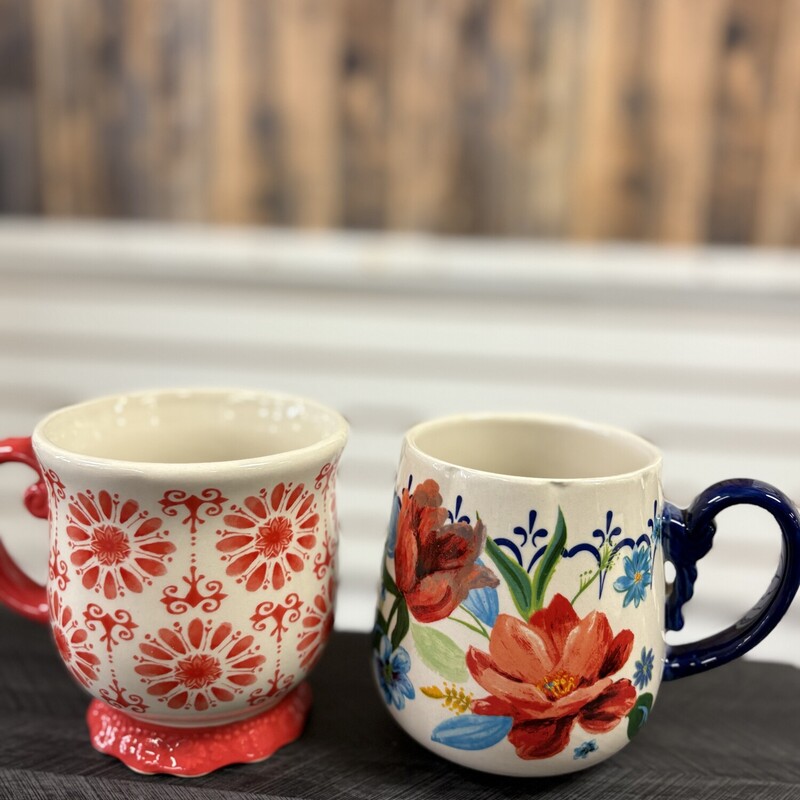 2 PC Pioneer Woman Cups