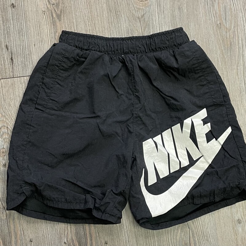 Nike Lined Active Shorts, Black, Size: 7-8Y