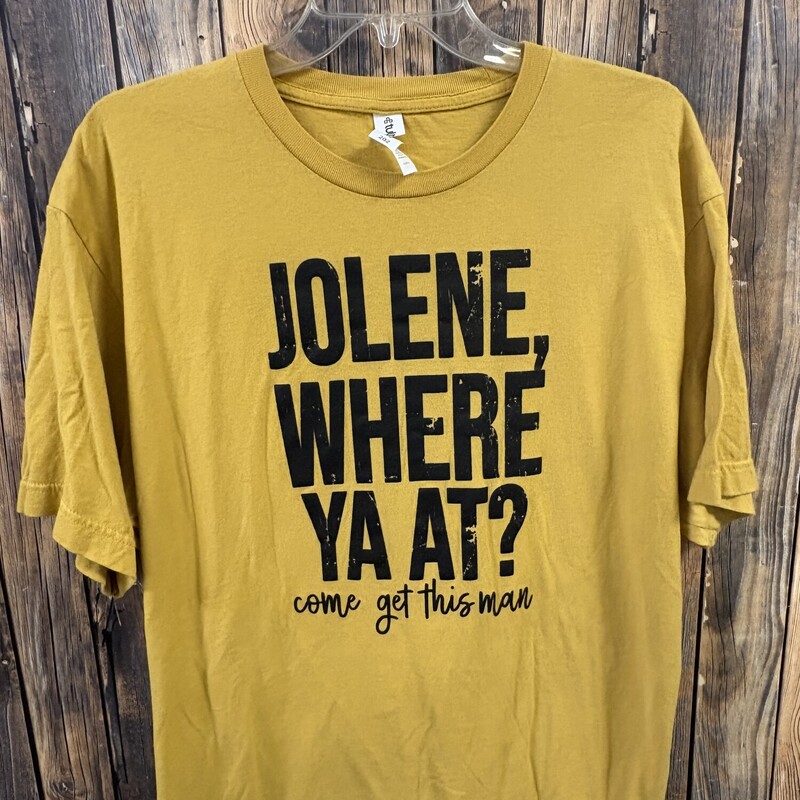 Mustard Jolene Tee, Size: L