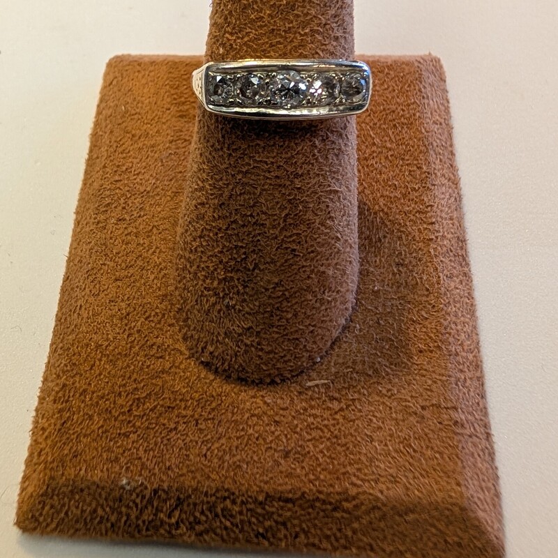 14k Gold & 5 Diamond