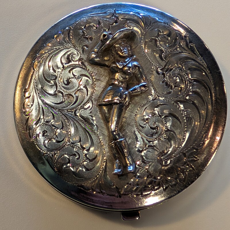 Sterling Cowgirl Compact