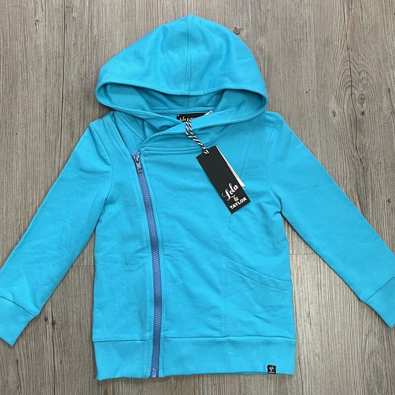 Lola & Taylor Zip Hoodie, Blue, Size: 4Y
NEW!