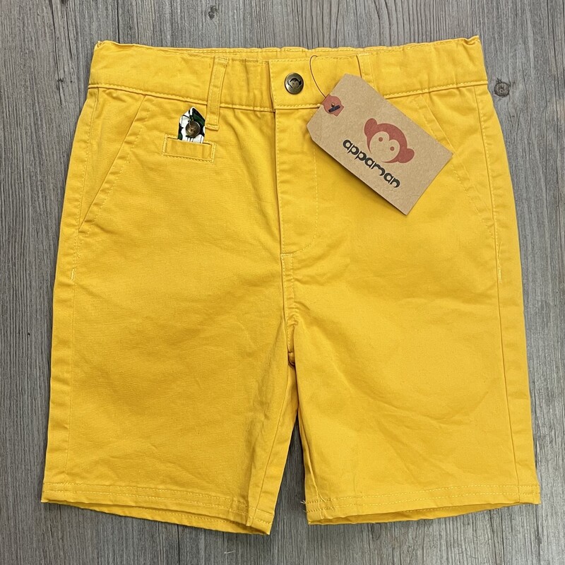 Appaman Shorts, Mustard, Size: 6Y