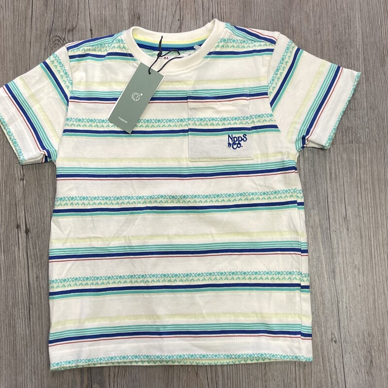 Noppies Boys Tee Luga, Striped, Size: 3-4Y
NEW