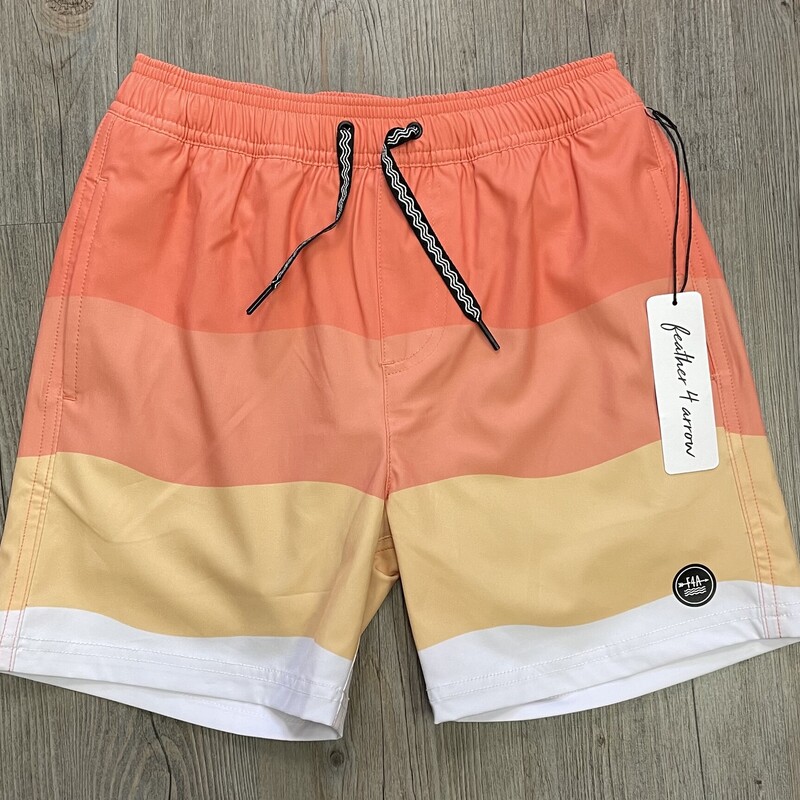 F4A Wave Striped VolleyTrunk, Melon, Size: 10Y
NEW