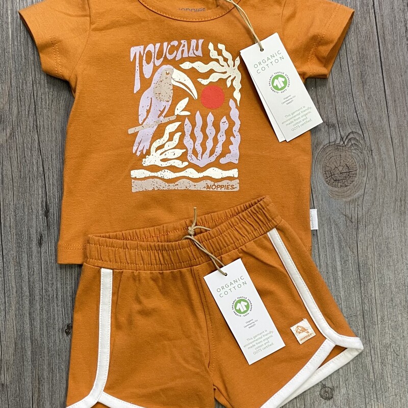 Noppies Clothing Set, Golden Oak, Size: 1-2M
NEW