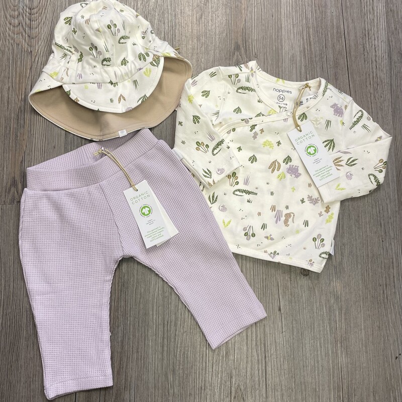Noppies Clothing 3pc Set, Multi, Size: 1-2M