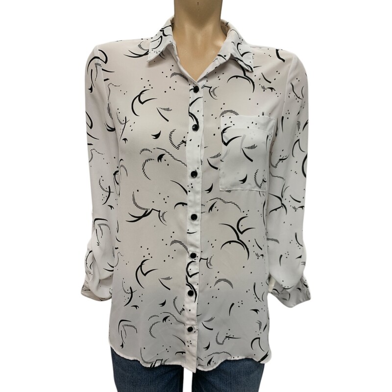 Reitmans, Blk/whit, Size: Xs