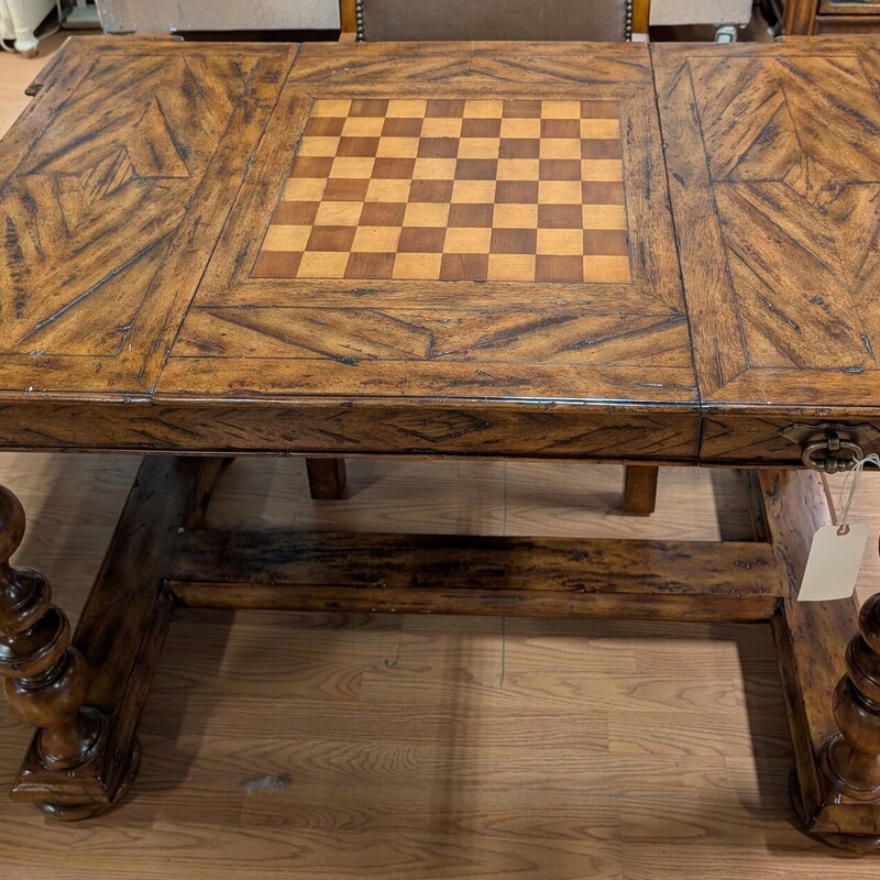 Theodore Alexander Game Table
Slide Out and Drawers
Game Pieces included
48 x 32