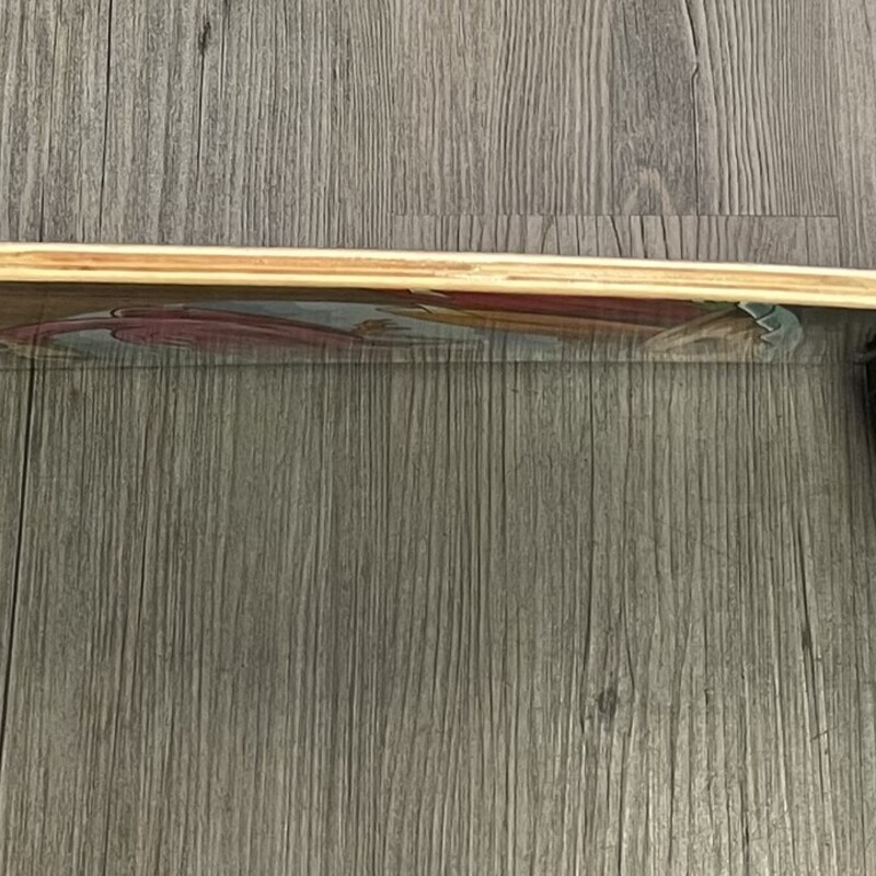 Redo Skateboard, Wooden, Size: 8Y+

Jakks Pacific ReDo Skateboard 28.5 x 7.75 Zodiac Premium Cruiser Pink Flamingo Skateboard

Custom wheel wells increases maneuverability, mellow concave provides a stable ride
Carbon steel ReDo Abec 5 speed bearings, 5.5” ReDo HD 365T Geo Lite trucks with hardened axle
60mm 80A polyurethane wheels for a smooth ride
Weight capacity: 220 pounds. Suggested for Ages 8+