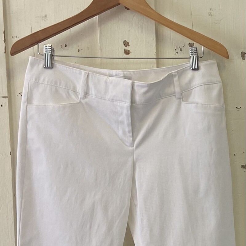 White Crop Pants