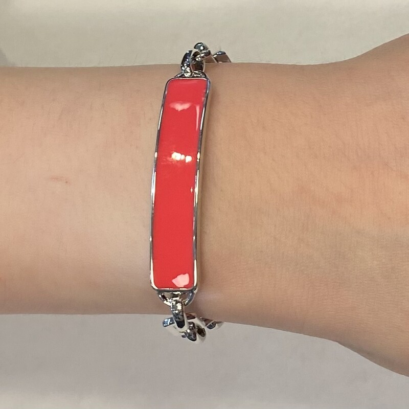 NWT Slv/coral Bracelet