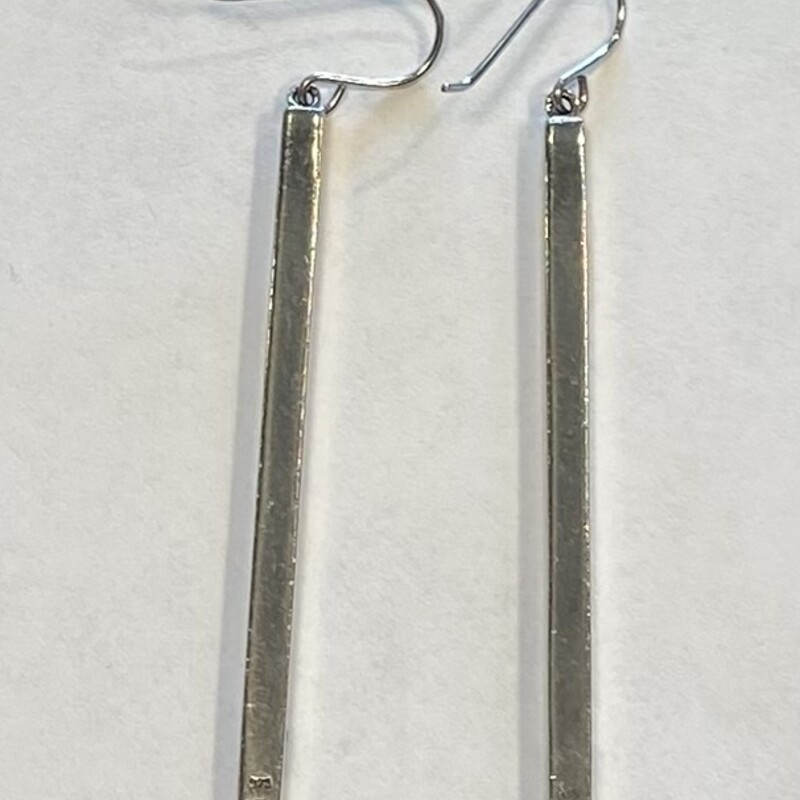 Stl/CZ Long Bar Ear