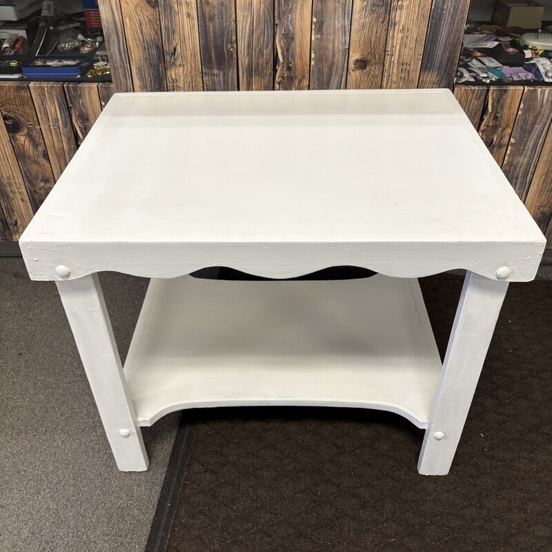 White Square Table