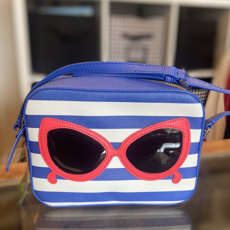 NWT Blu/W/C Shades Purse