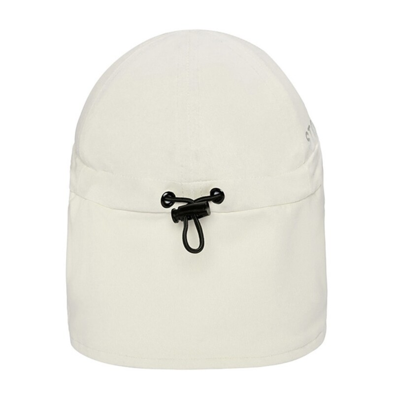 STONZ FLAP CAP, Ivory, Size: 1-3Y<br />
Keep your little explorer protected and burn-free with our baby Flap Cap. Made with non-toxic, tightly-woven fabric, so you don’t need to use sunscreen to keep them protected: just put on their hat and they’re ready to go! Their skin and the environment will thank you.<br />
Non-toxic UV protection: No need to use harsh sunscreens. The tightly-woven fabric provides complete UPF 50 protection for your child.<br />
<br />
Perfect fit that stays on: Thanks to the adjustable toggle closure, this versatile flap-hat fits any child. And stays on all day long!<br />
<br />
Soft & comfortable: With a super-soft fabric and breathable mesh lining, your little one will stay fresh and cool regardless of the weather.<br />
<br />
Machine washable: Got a little ice cream on it? No worries, wash inside out in cold water, on delicate cycle & hang to dry or tumble dry without heat.