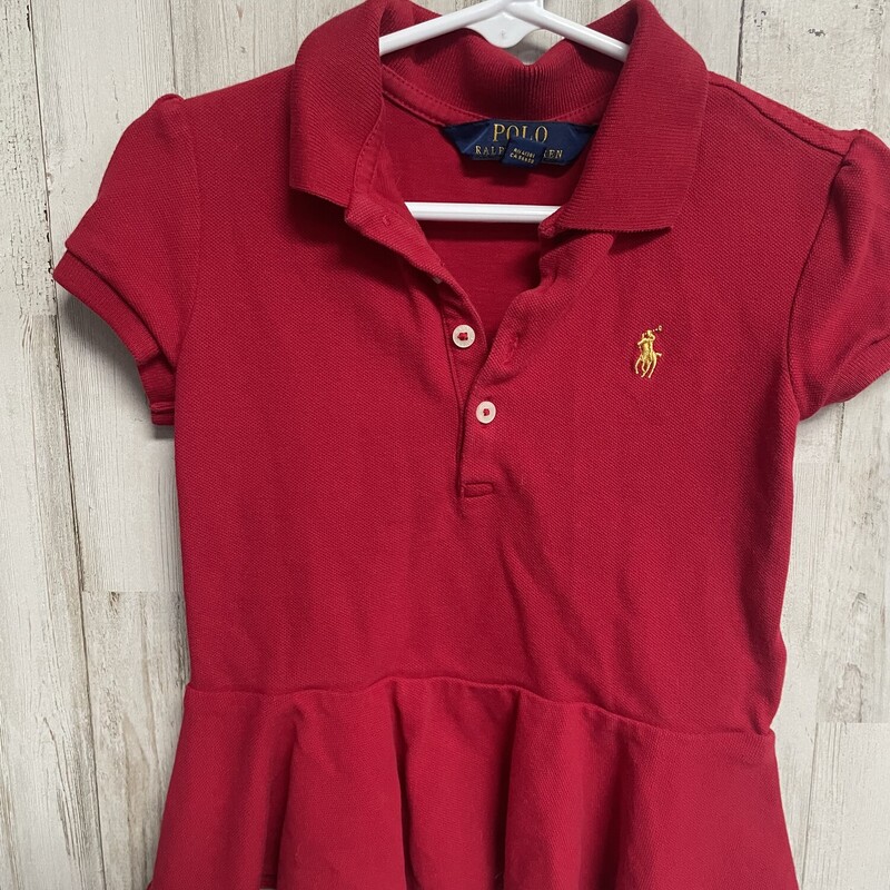 5T Red Polo Tunic