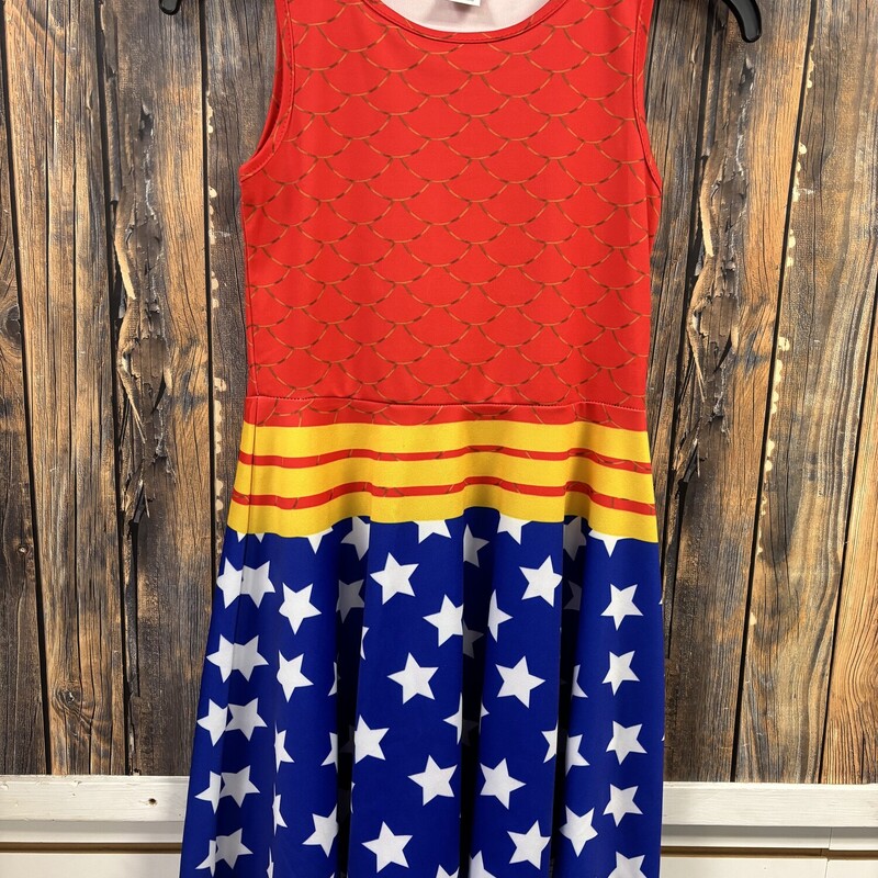 Red White Blue Dress, Size: L