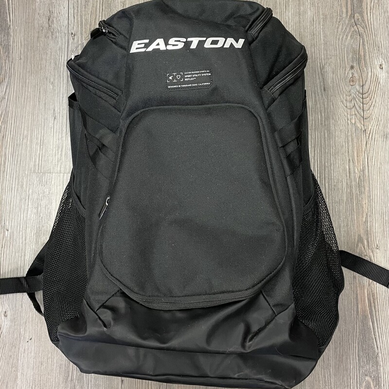 Easton Reflex Backpack, Black, Size: Pre-owned