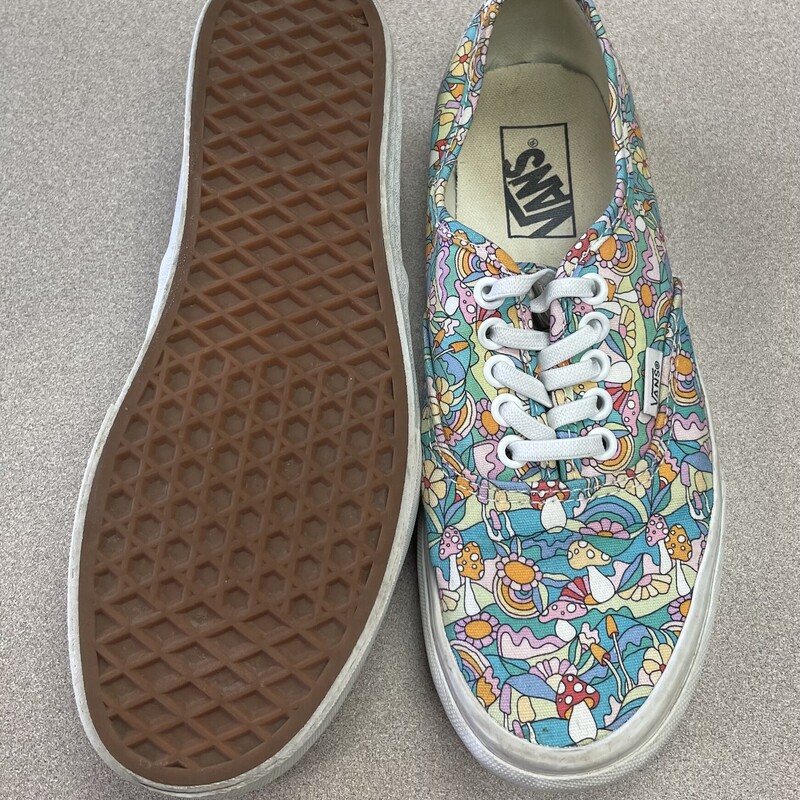 Vans Lace Sneaker, Multi,
 Size: 8Y Women
 Size 6.5Men