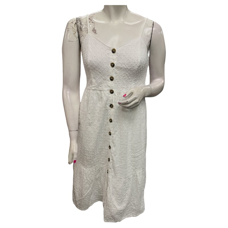 Calvin Klein Dress, White, Size: XL
