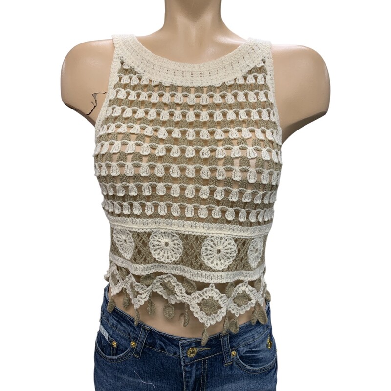 N/a, Beig/olv, Size: S