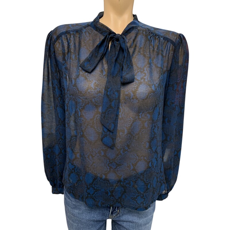 Sanctuary Top, Navy/blk, Size: Xs