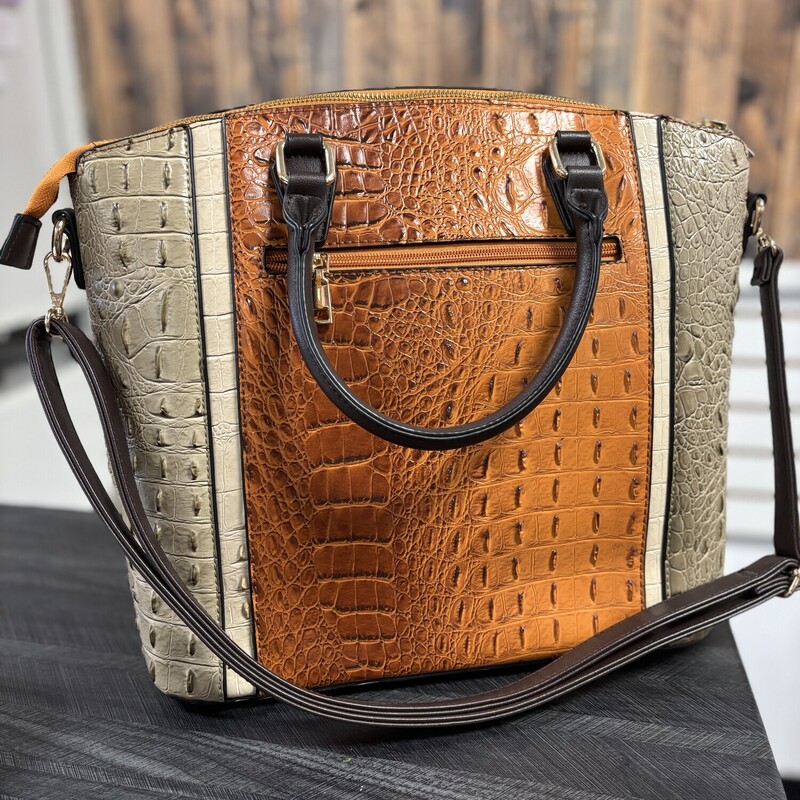 Faux Alligator Purse