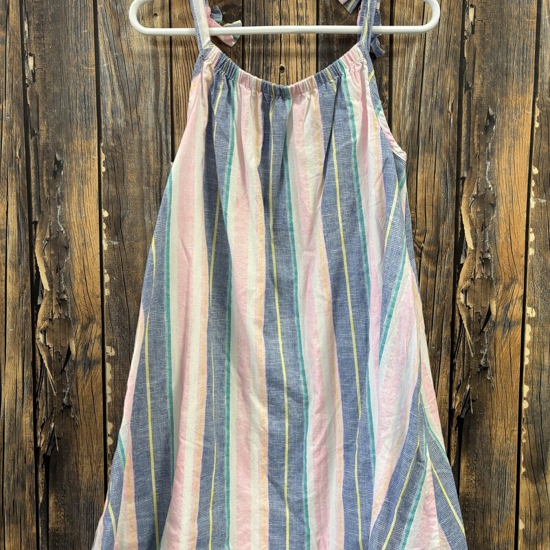 Pink & Blue Tie Top Dress, Size: 5