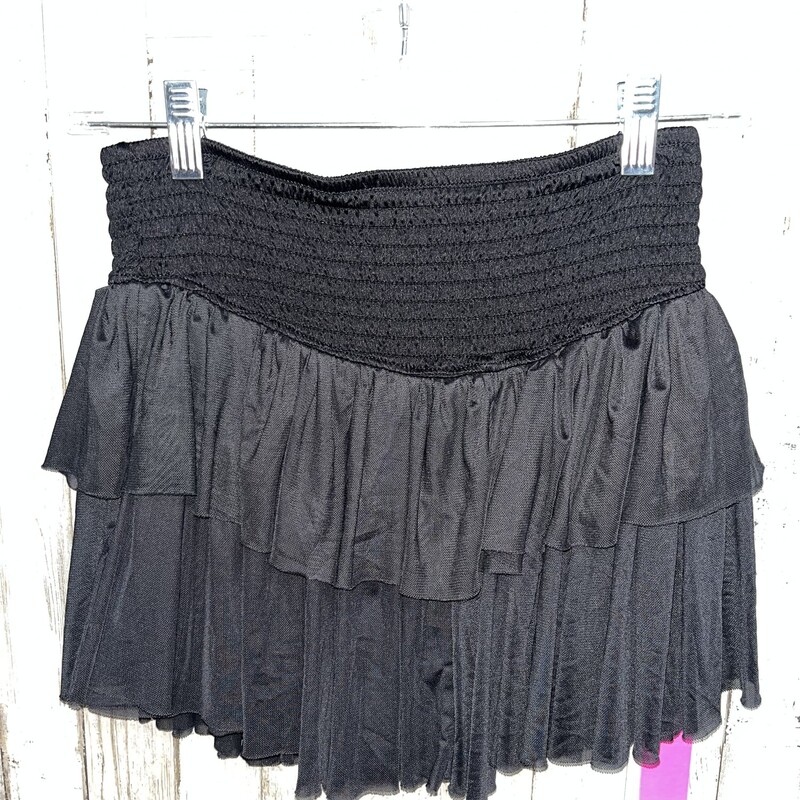 14 Black Tier Skort