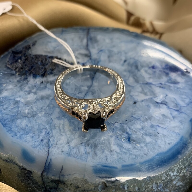 Ring, Silver, Size: 10