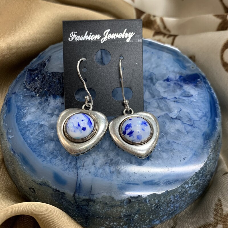 KAMELEON Earrings 925, Blue/slv, Size: None