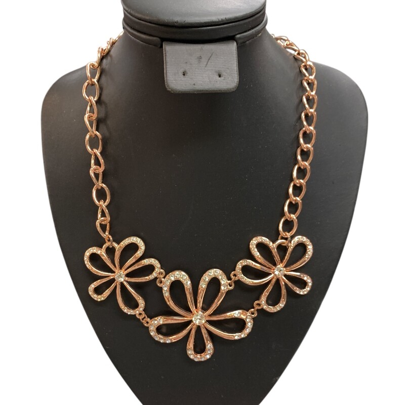 Necklace, Rosegold, Size: None