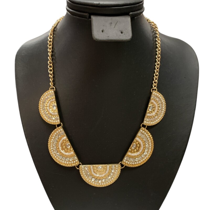 Necklace, Gold, Size: None