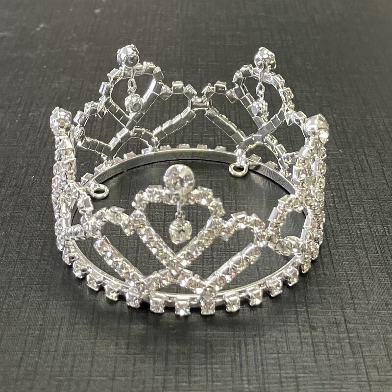 Crown - Mini #3, Silver, Size: Small