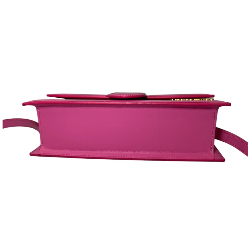 Jacquemus Le Bambino Crossbody Leather Bag<br />
<br />
Dimensions: 9 L x 5 inches<br />
<br />
In excellent condition. Like new<br />
<br />
Does not come with original dust bag or box.