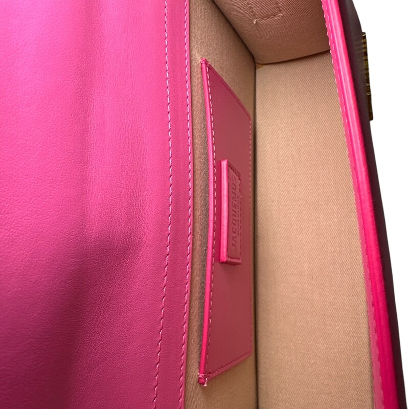 Jacquemus Le Bambino Crossbody Leather Bag<br />
<br />
Dimensions: 9 L x 5 inches<br />
<br />
In excellent condition. Like new<br />
<br />
Does not come with original dust bag or box.