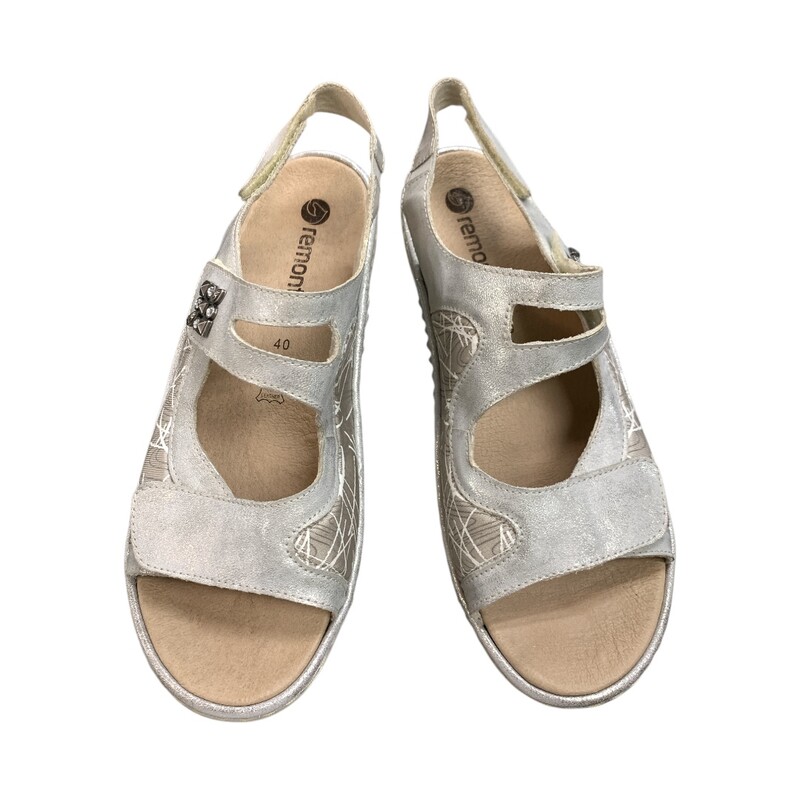 Remonte By Clarks S40, Silver, Size: 9.5