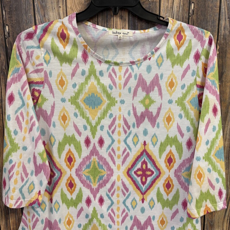 Colorful Indigo Soul Shir, Size: Large
