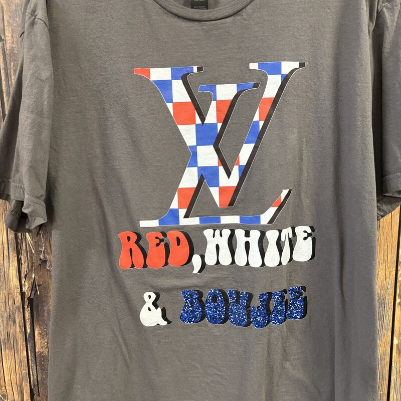 Red/white Bougee Shirt, Size: Large