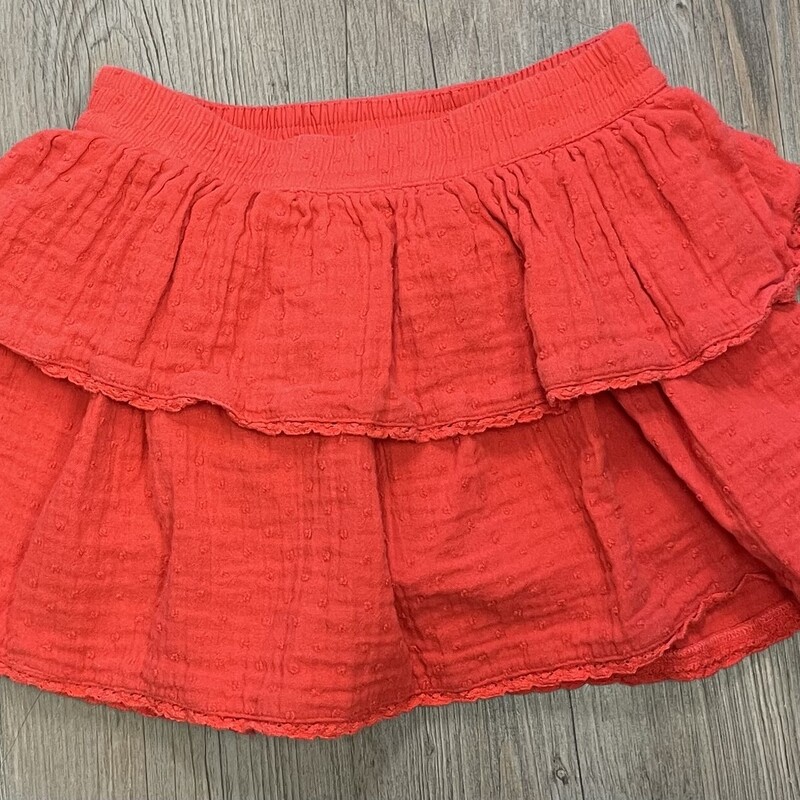 Gap Lined Skort, Orange, Size: 6-7Y